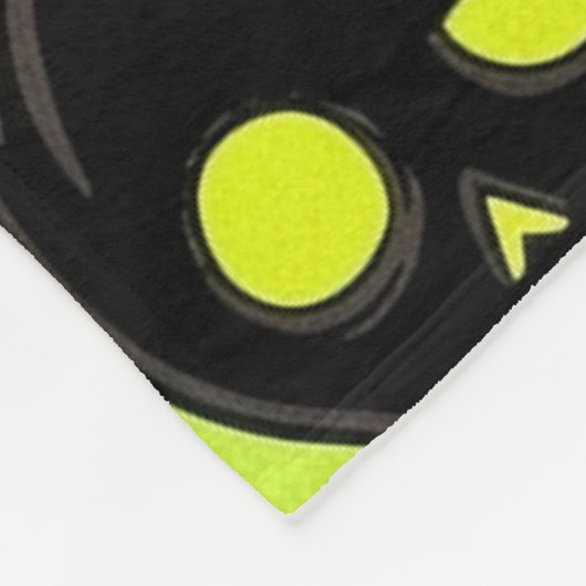 Skull Pattern Fleece Blanket フリースブランケット (角)