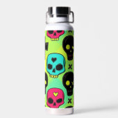 Skull Pattern Insulated Bottle ウォーターボトル (背面)