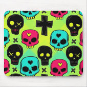 Skull Pattern Mousepad マウスパッド (正面)