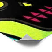 Skull Pattern Poster ポスター (角)