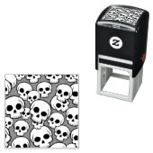 Skull Pattern Self Inking Rubber Stamp セルフインキングスタンプ (インサイチュ)