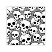Skull Pattern Self Inking Rubber Stamp セルフインキングスタンプ (デザイン)