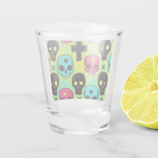 Skull Pattern Shot glass ショットグラス (裏面)