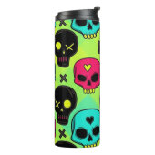Skull Pattern Thermal Tumbler タンブラー (回転左)
