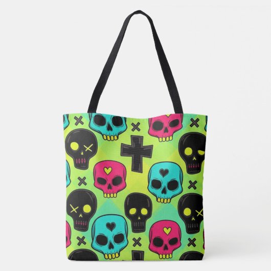 Skull Pattern Tote Bag トートバッグ (裏面)