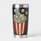 Skull Popcorn Box Sticker  保温保冷タンブラー (正面)