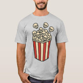 Skull Popcorn Box Sticker  Tシャツ (正面)