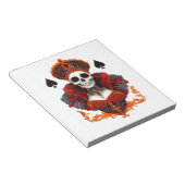 Skull Queen of Spades ノートパッド (アングル)