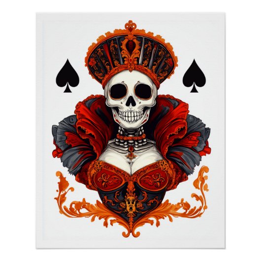 Skull Queen of Spades ポスター (正面)