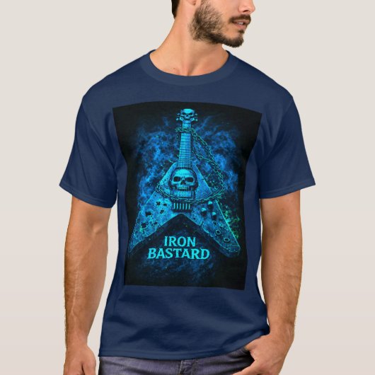 skull‑rock vibes tシャツ (正面)