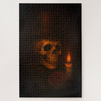Skull, Rose & Candle Puzzle – Dark Elegance Series ジグソーパズル