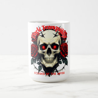 Skull & Roses – Dark Tranquility コーヒーマグカップ