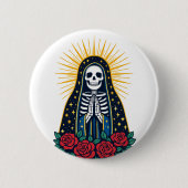 Skull Saint 缶バッジ (正面)