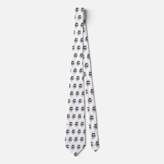 Skull Sam Tie ネクタイ (正面)