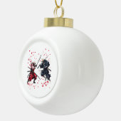 Skull Samurai Duel セラミックボールオーナメント (右)