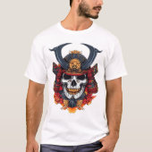 Skull Samurai Mask Tシャツ (正面)