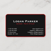 Skull Scissor Modern Barber Shop 名刺 (裏面)