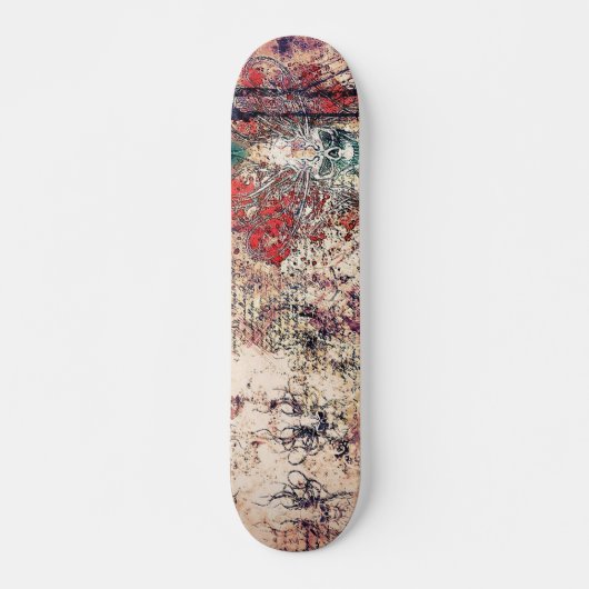 skull skateboard deck スケートボード (正面)