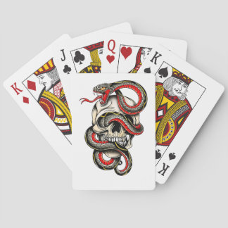 Skull & Snake Playing Cards | Edgy Design トランプ