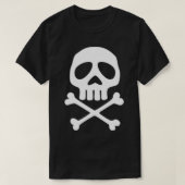 Skull, Space Pirate, Captain Party Halloween Day o Tシャツ (デザイン正面)