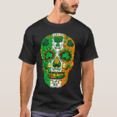 Skull St Patricks Day Irish  Saint Patricks Day of Tシャツ (正面)