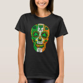 Skull St Patricks Day Irish Saint Patricks Day of  Tシャツ (正面)