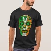 Skull St Patricks Day Irish Saint Patricks Day of  Tシャツ (正面)