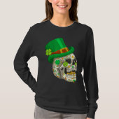 Skull St Patricks Day Irish  Saint Patricks Day of Tシャツ (正面)