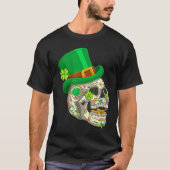 Skull St Patricks Day Irish Saint Patricks Day of Tシャツ (正面)