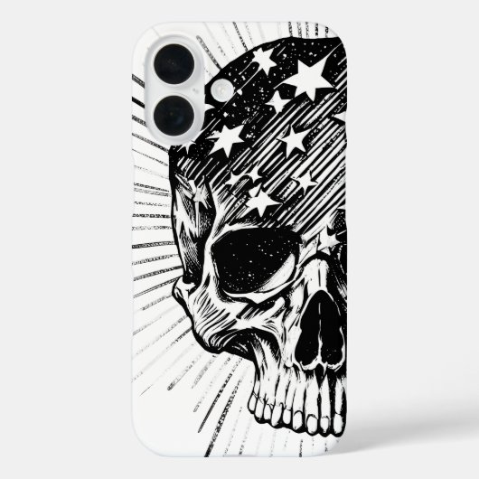 Skull & Stars II Case-Mate iPhoneケース (裏面)