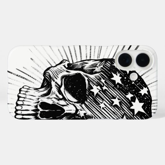 Skull & Stars II Case-Mate iPhoneケース (裏面 (横))
