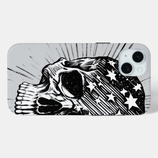 Skull & Stars II Case-Mate iPhoneケース (裏面 (横))