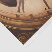 Skull Steampunk with clock tissue paper v1 薄葉紙 (詳細)