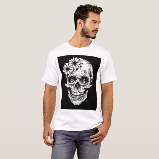 skull tシャツ (正面フル)