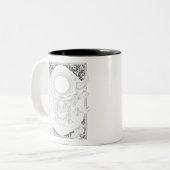 Skull, tete de mort ツートーンマグカップ (正面左)