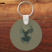 Skull Tree Surreal Dark Nature キーホルダー (正面)