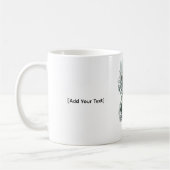 Skull Tree Surreal Dark Nature コーヒーマグカップ (左)