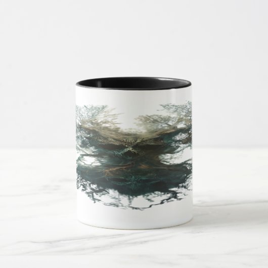 Skull Tree Surreal Dark Nature マグカップ (中央)