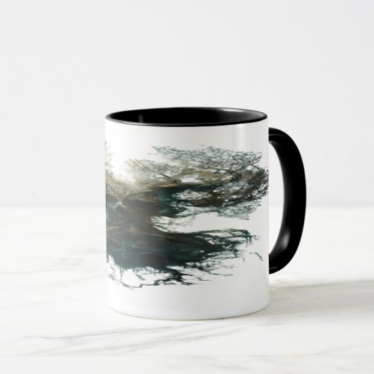 Skull Tree Surreal Dark Nature マグカップ (正面右)