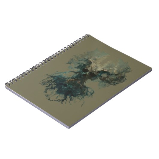 Skull Tree Surreal Dark Nature Notebook ノートブック (左側)