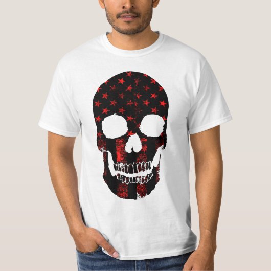 Skull Warrior USA Tシャツ (正面)
