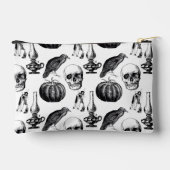 Skull & Witch Zipper Pouch アクセサリーポーチ (裏面)