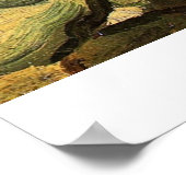 Skull with Burning Cigarette by Vincent van Gogh ポスター (角)