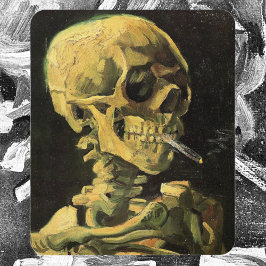 Skull with Burning Cigarette by Vincent van Gogh マウスパッド