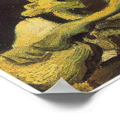 Skull with Burning Cigarette, Van Gogh ポスター (角)