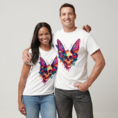 Skull with Butterfly Wings Tシャツ (ユニセックス)