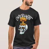 Skull With Explosion streetwear  Tシャツ (正面)