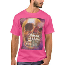Skull with fireworks