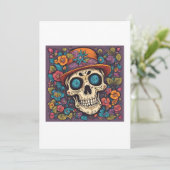skull with flowers 招待状 (スタンド正面)