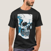 Skull with horns tシャツ (正面)
